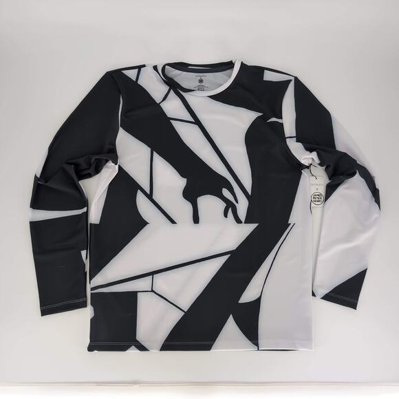 Swiminista x James Peter Henry Good Vibes Rashguard La Peer Black & White L NWT - Picture 2 of 15